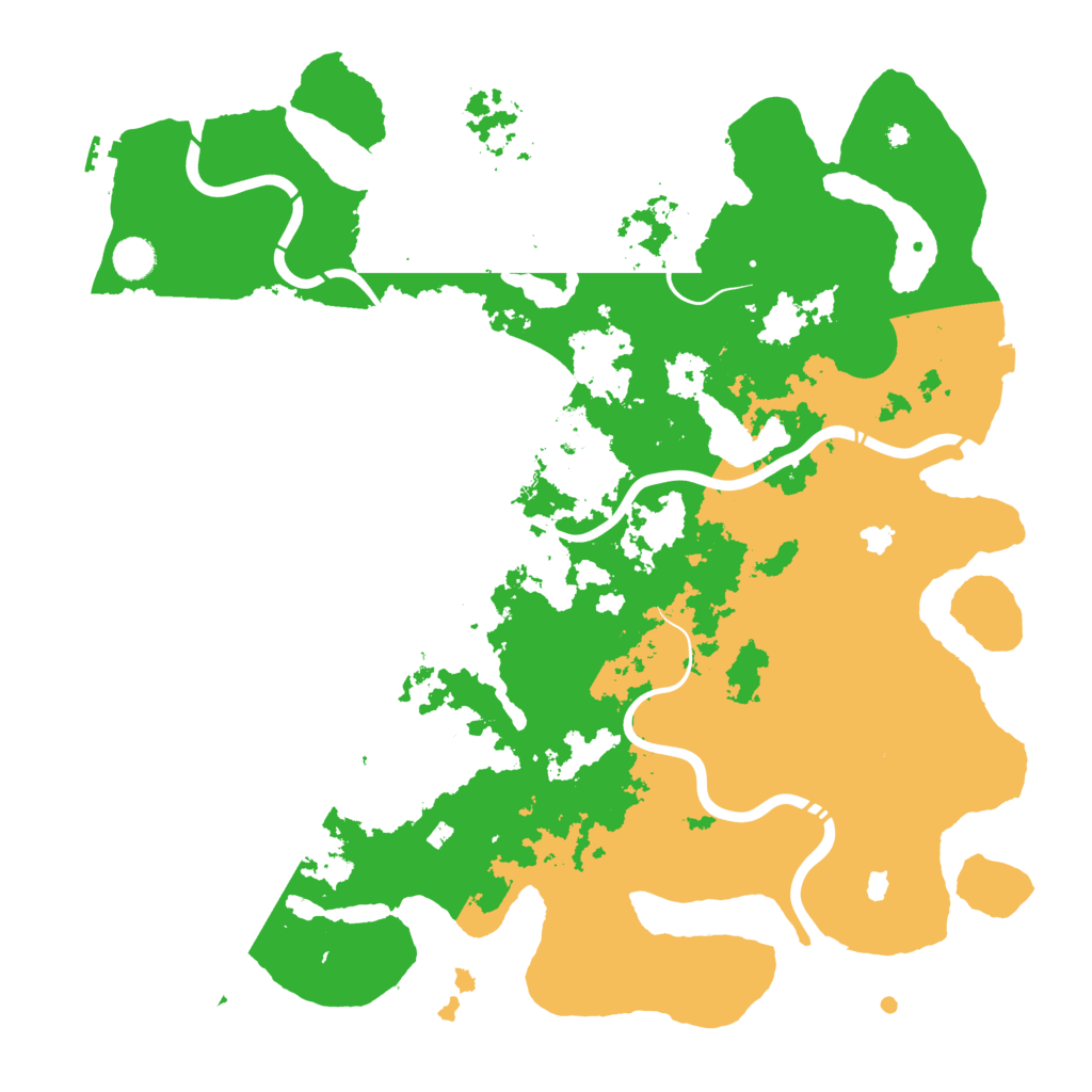 Biome Rust Map: Procedural Map, Size: 4500, Seed: 961338781