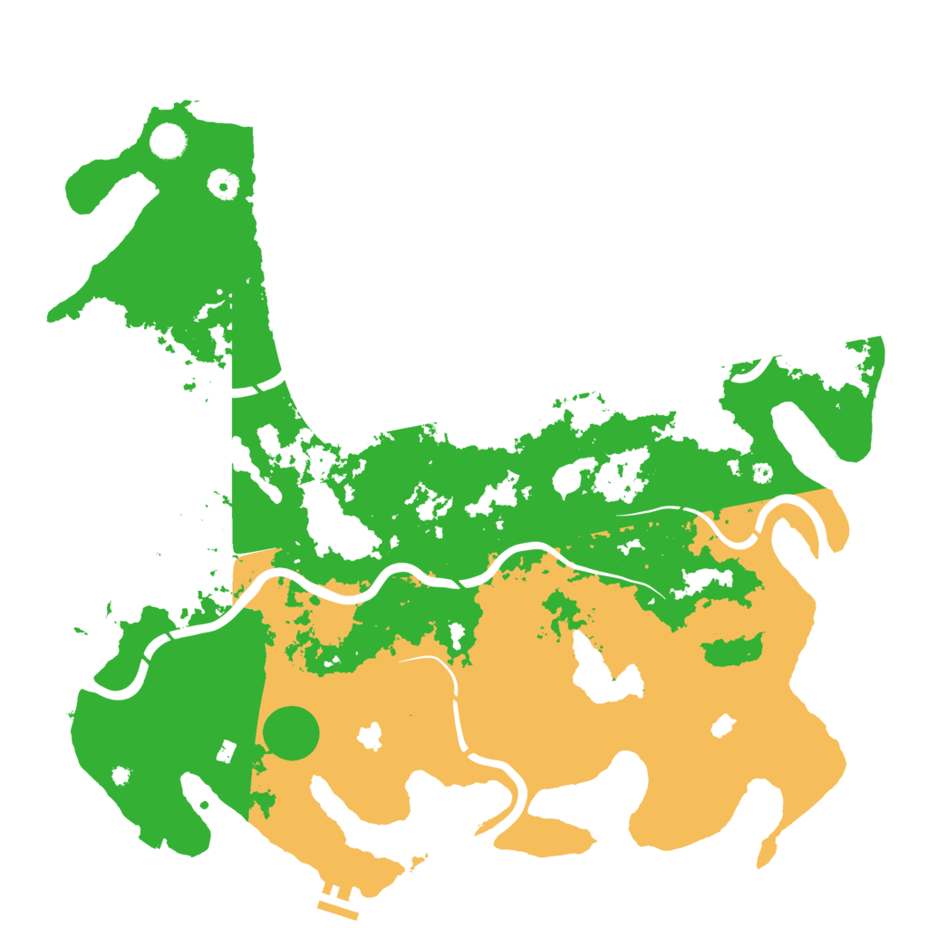 Biome Rust Map: Procedural Map, Size: 4500, Seed: 817818933