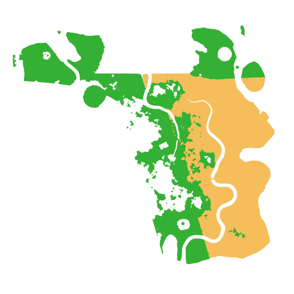 Biome Rust Map: Procedural Map, Size: 3700, Seed: 1561883744