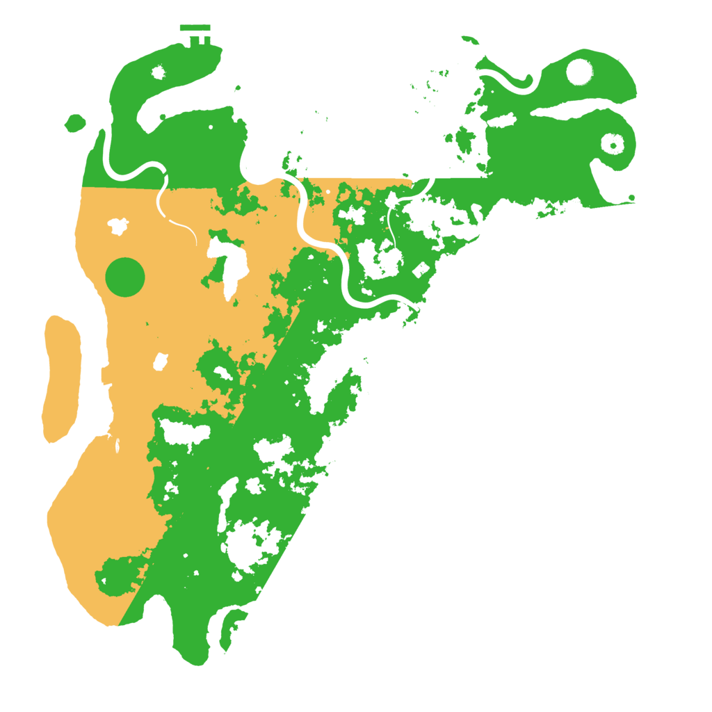 Biome Rust Map: Procedural Map, Size: 4750, Seed: 4652