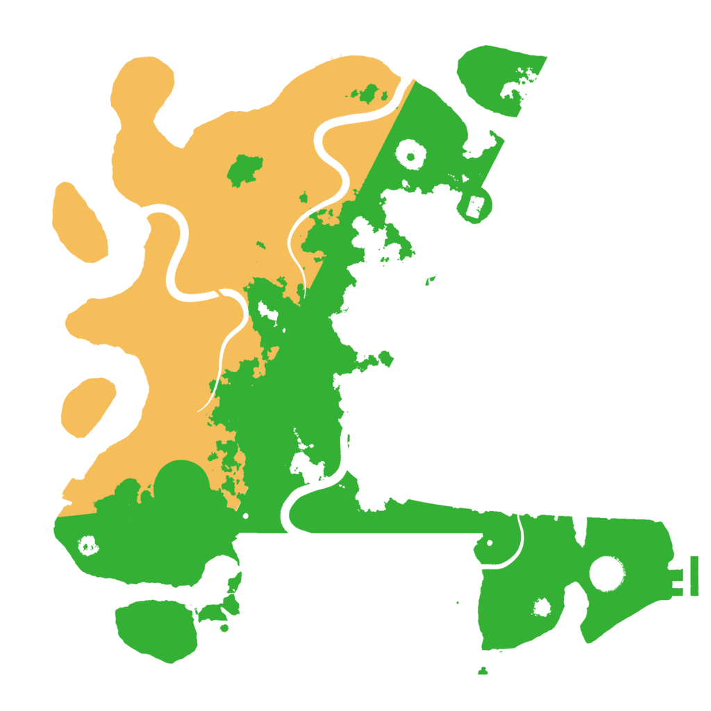 Biome Rust Map: Procedural Map, Size: 3600, Seed: 1006461480