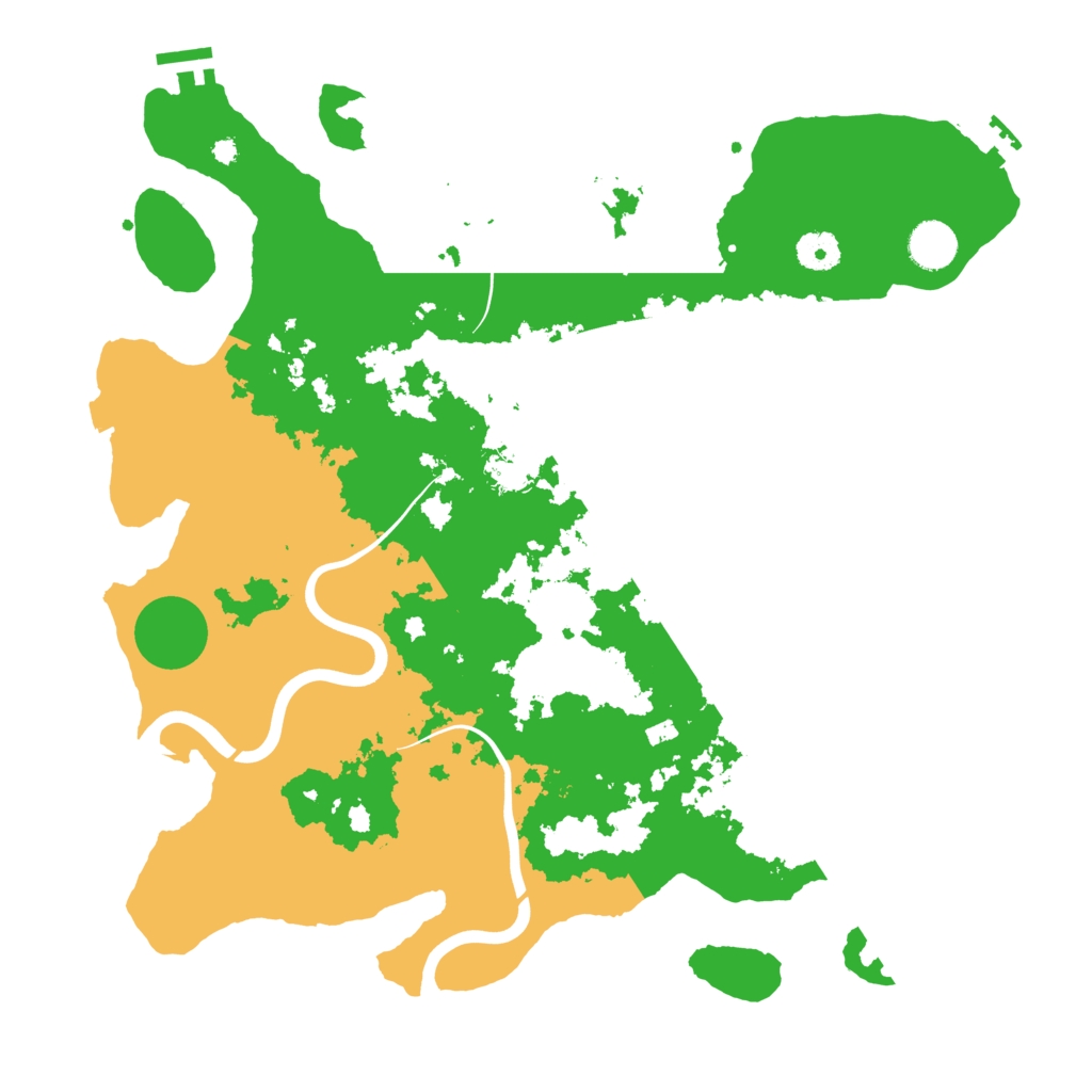 Biome Rust Map: Procedural Map, Size: 3950, Seed: 1343510216