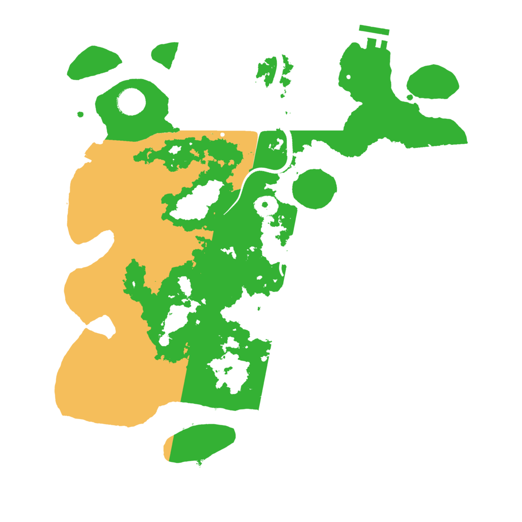 Biome Rust Map: Procedural Map, Size: 3500, Seed: 329993980