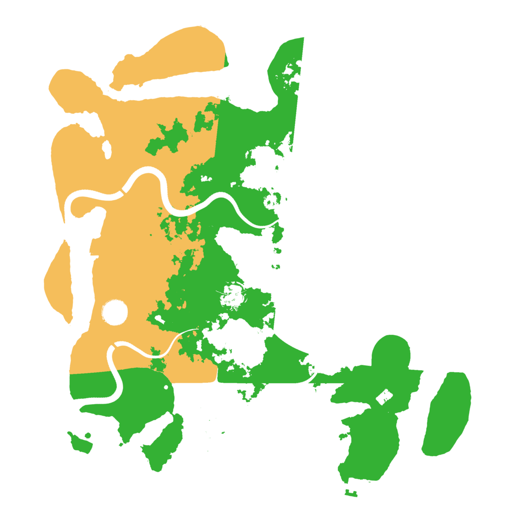 Biome Rust Map: Procedural Map, Size: 3500, Seed: 1399686193