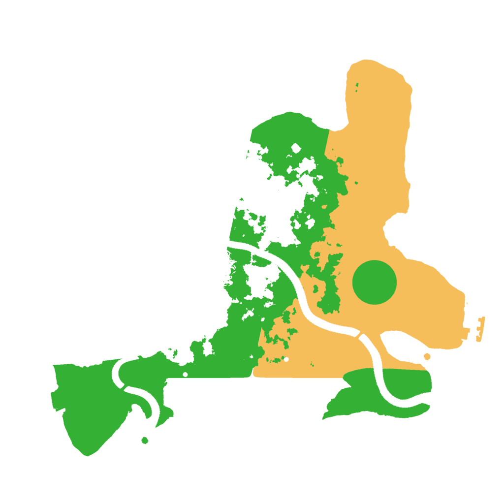 Biome Rust Map: Procedural Map, Size: 3000, Seed: 345318875