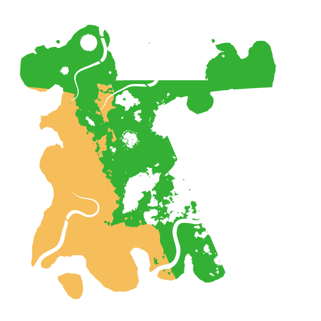 Biome Rust Map: Procedural Map, Size: 3500, Seed: 11396910