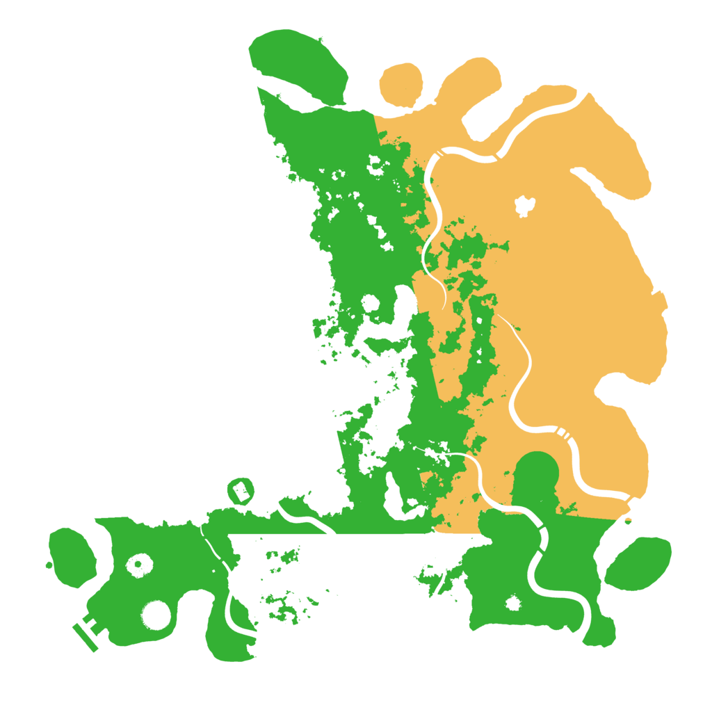 Biome Rust Map: Procedural Map, Size: 4300, Seed: 1415545050
