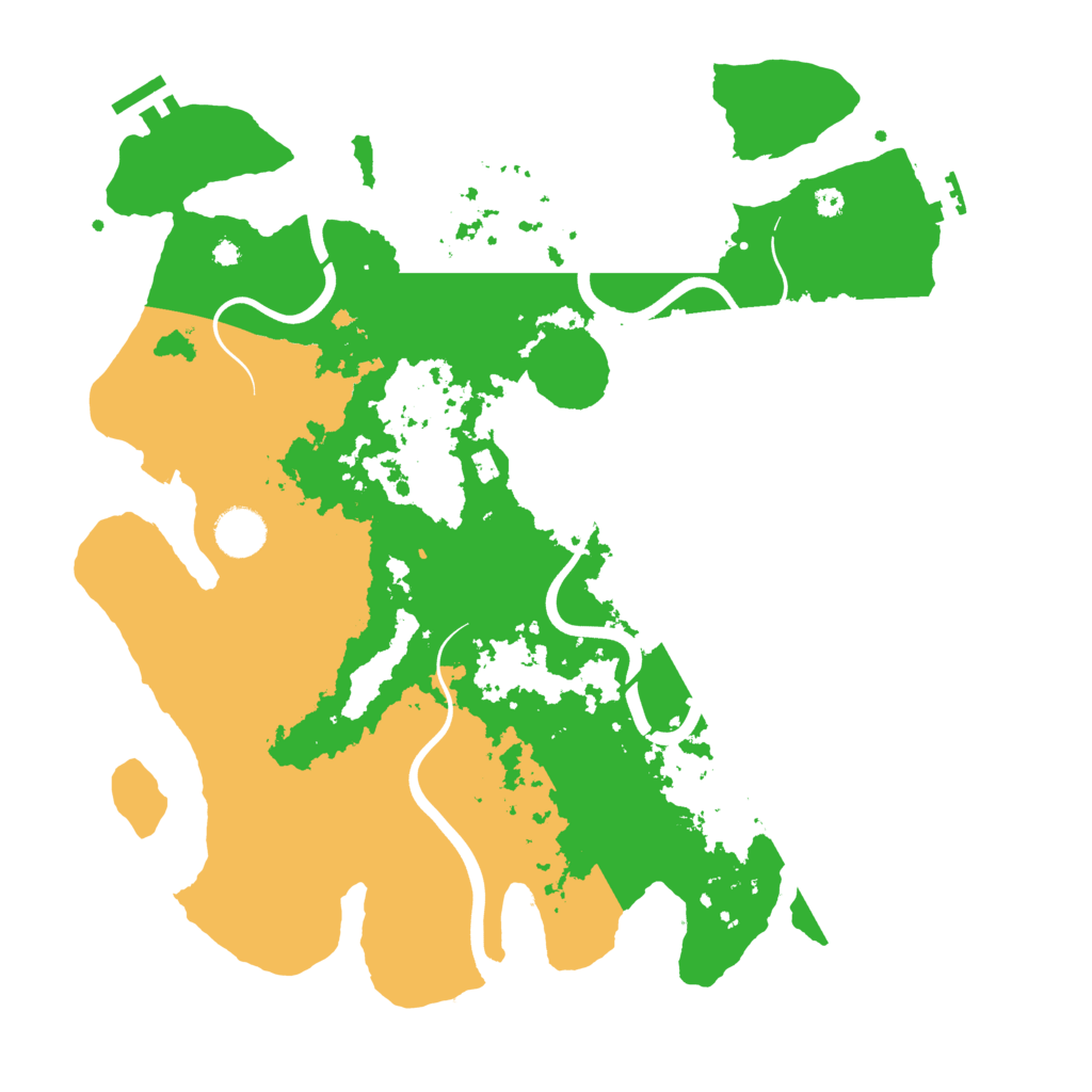 Biome Rust Map: Procedural Map, Size: 3800, Seed: 824660696
