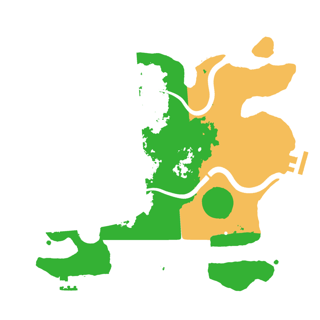 Biome Rust Map: Procedural Map, Size: 2750, Seed: 42042069