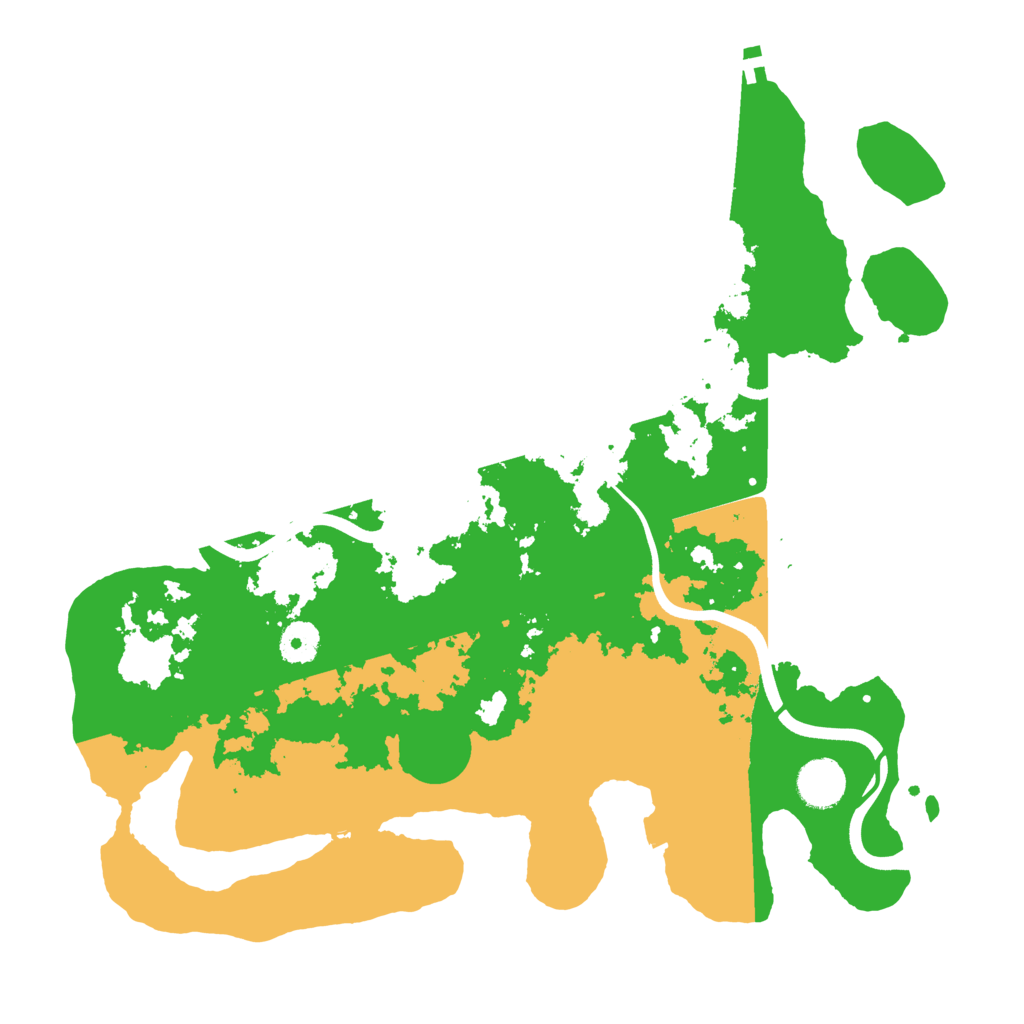 Biome Rust Map: Procedural Map, Size: 3750, Seed: 48