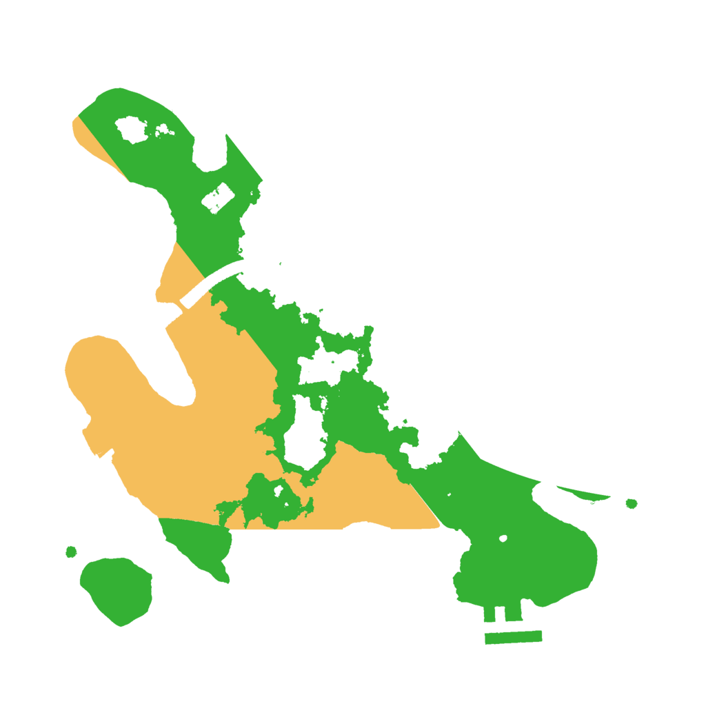 Biome Rust Map: Procedural Map, Size: 2500, Seed: 1619016942