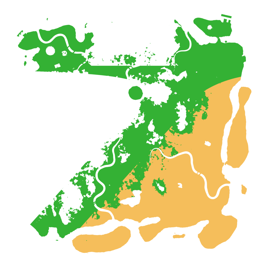 Biome Rust Map: Procedural Map, Size: 5100, Seed: 1869576