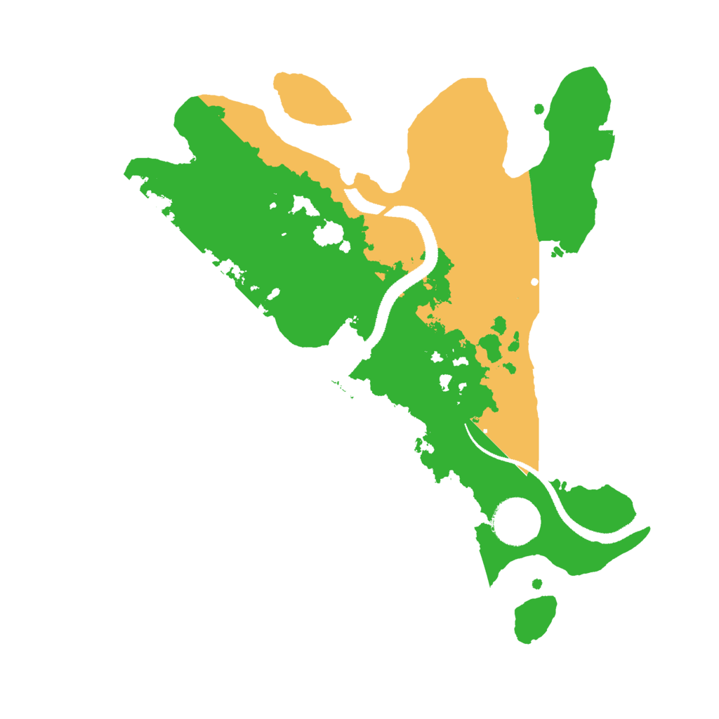 Biome Rust Map: Procedural Map, Size: 2800, Seed: 1960130509