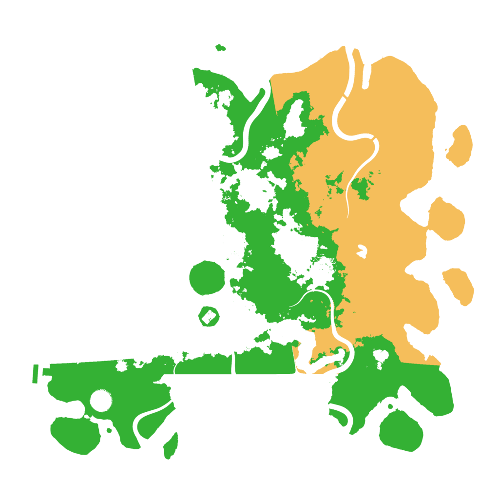 Biome Rust Map: Procedural Map, Size: 4000, Seed: 405799505