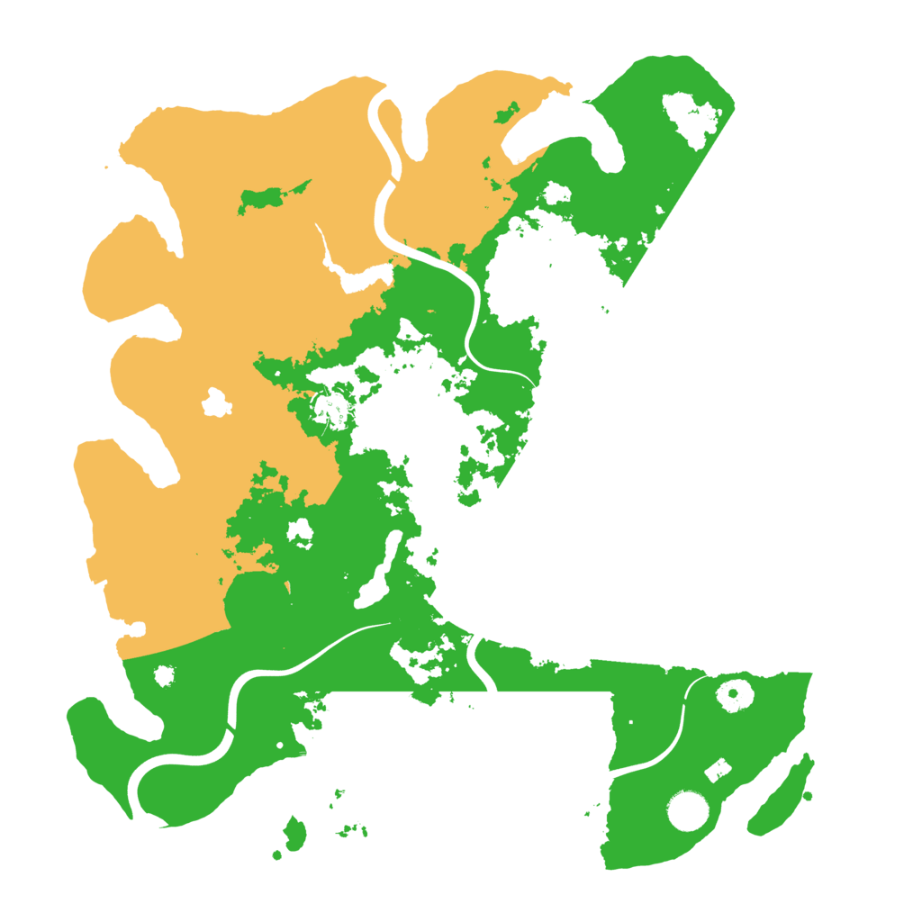 Biome Rust Map: Procedural Map, Size: 4000, Seed: 34564