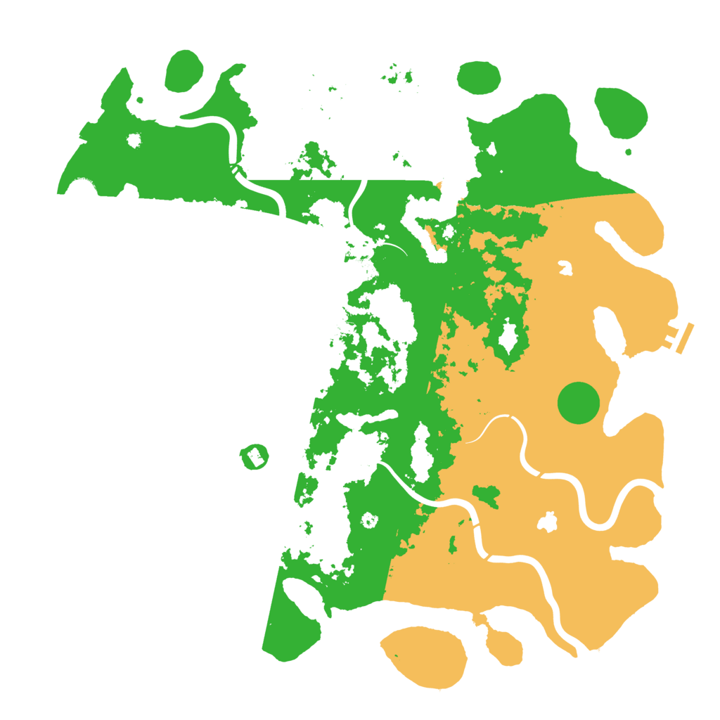 Biome Rust Map: Procedural Map, Size: 4500, Seed: 534875603