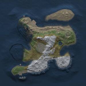 Thumbnail Rust Map: Procedural Map, Size: 2200, Seed: 2048940843, 4 Monuments