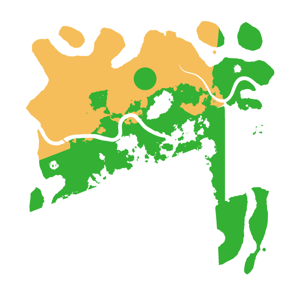 Biome Rust Map: Procedural Map, Size: 3500, Seed: 397553559