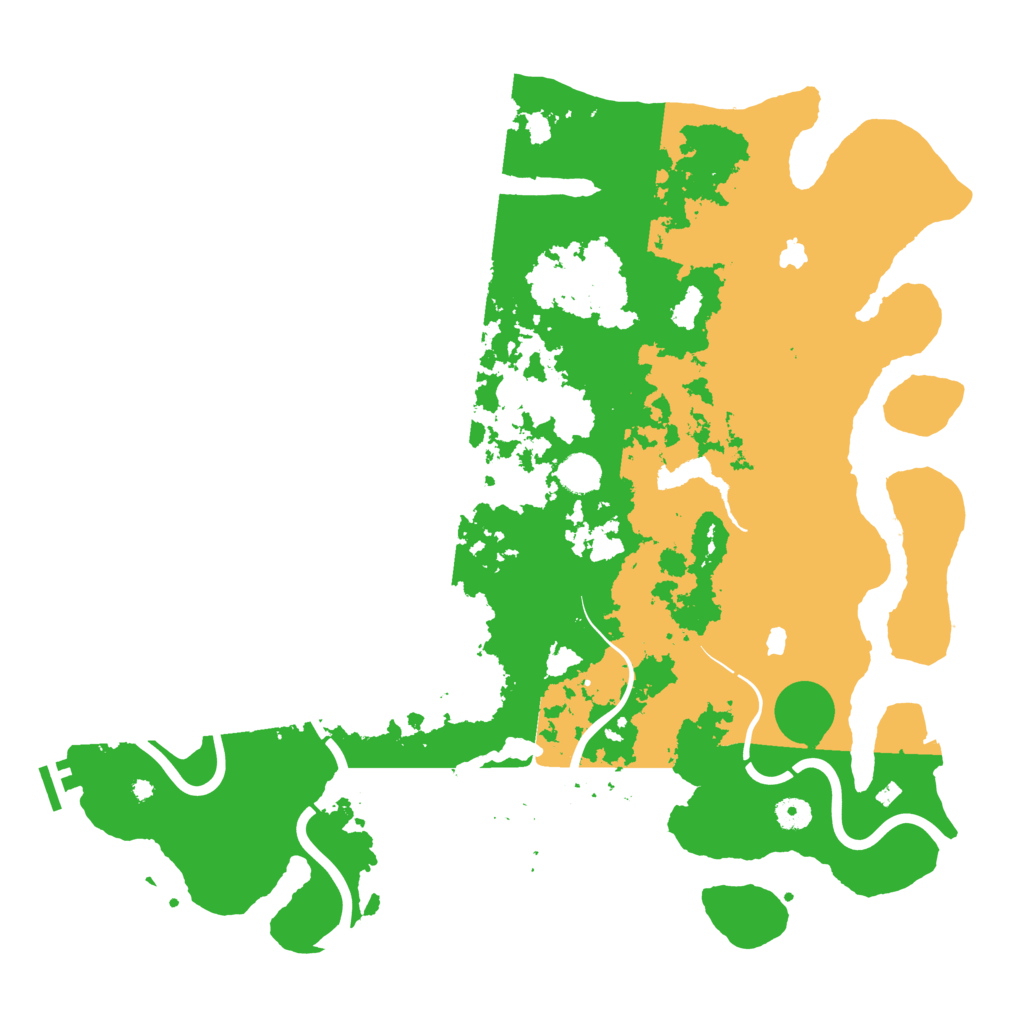 Biome Rust Map: Procedural Map, Size: 4500, Seed: 1441980