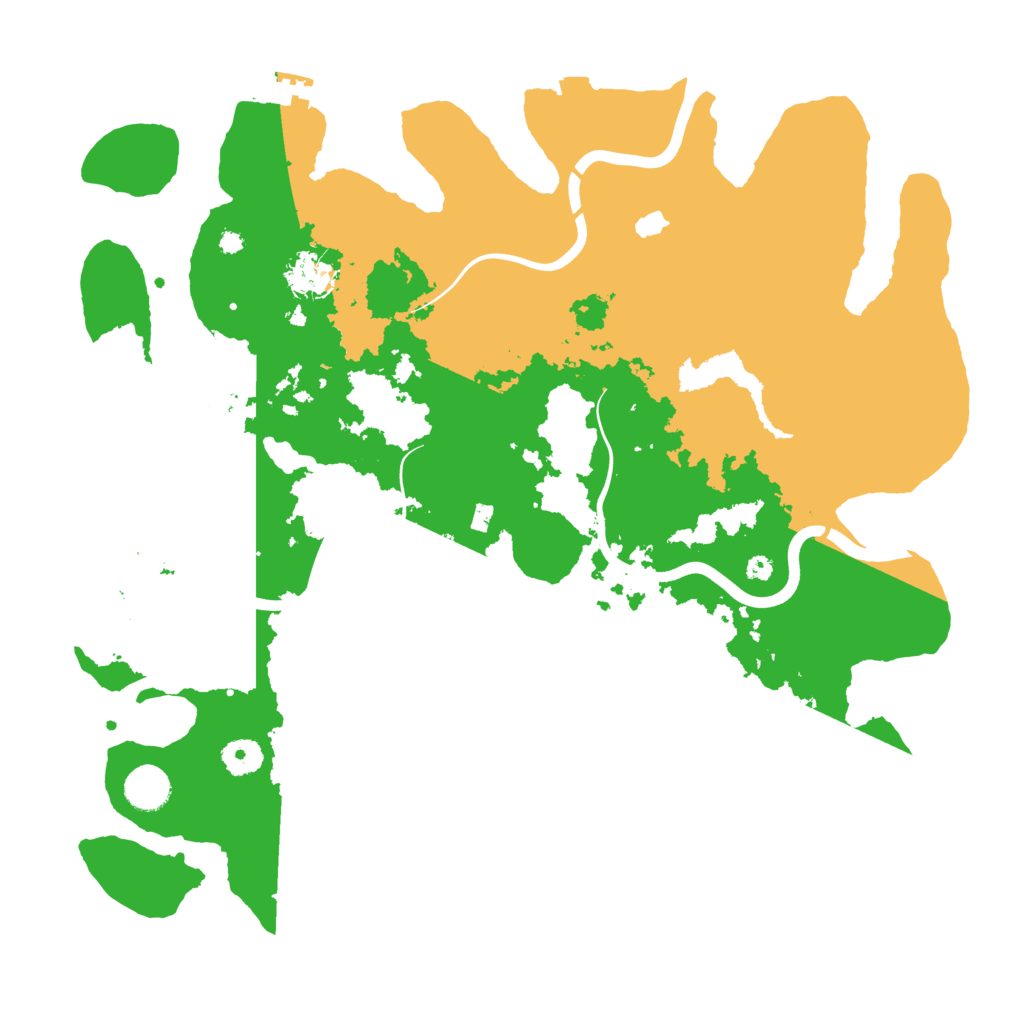 Biome Rust Map: Procedural Map, Size: 4000, Seed: 50265781