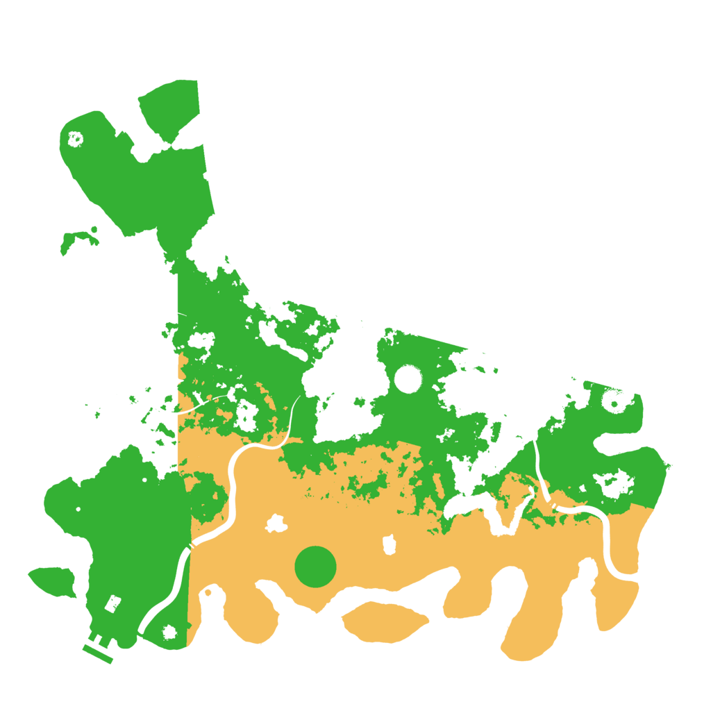 Biome Rust Map: Procedural Map, Size: 4500, Seed: 136451648