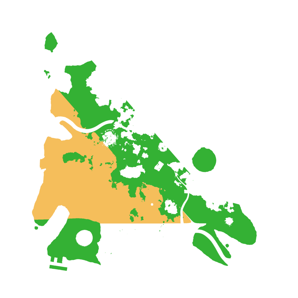 Biome Rust Map: Procedural Map, Size: 3400, Seed: 715077217