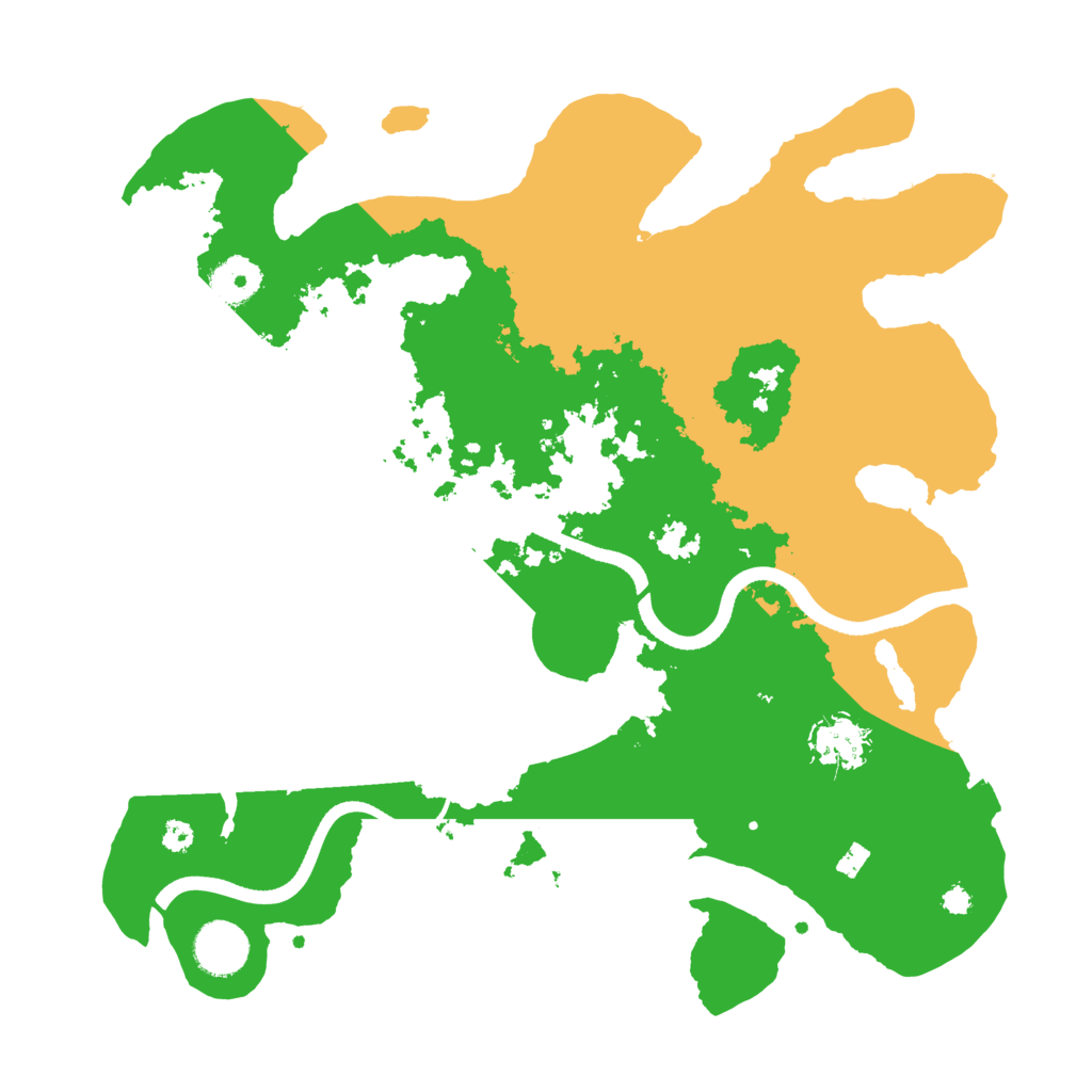 Biome Rust Map: Procedural Map, Size: 3500, Seed: 163114803