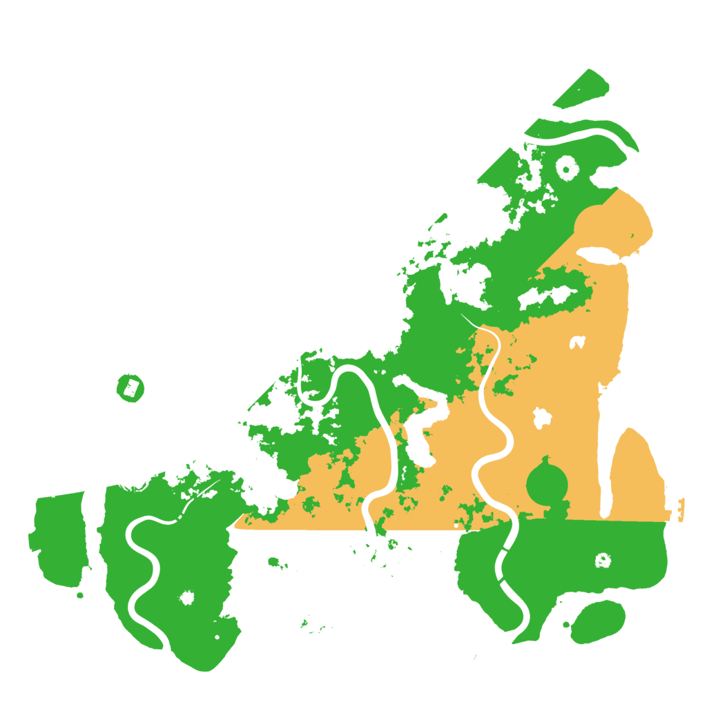 Biome Rust Map: Procedural Map, Size: 4500, Seed: 127188529