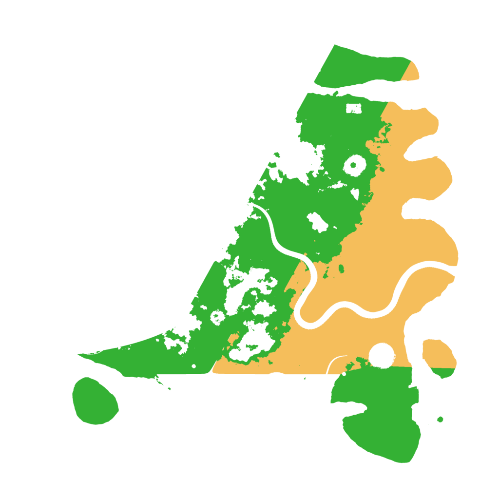 Biome Rust Map: Procedural Map, Size: 3500, Seed: 233642719