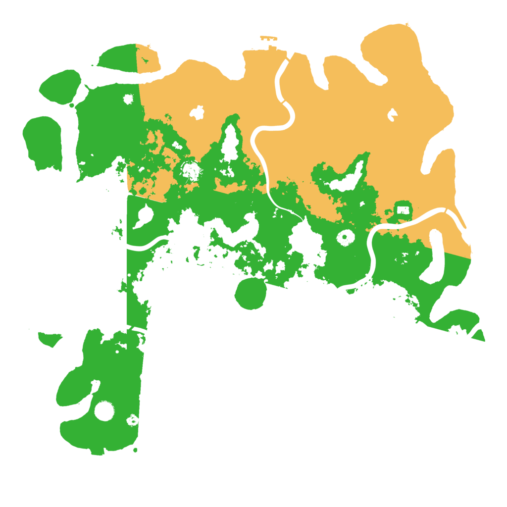 Biome Rust Map: Procedural Map, Size: 4500, Seed: 28199