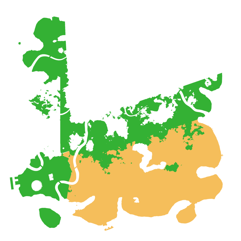 Biome Rust Map: Procedural Map, Size: 4000, Seed: 45679