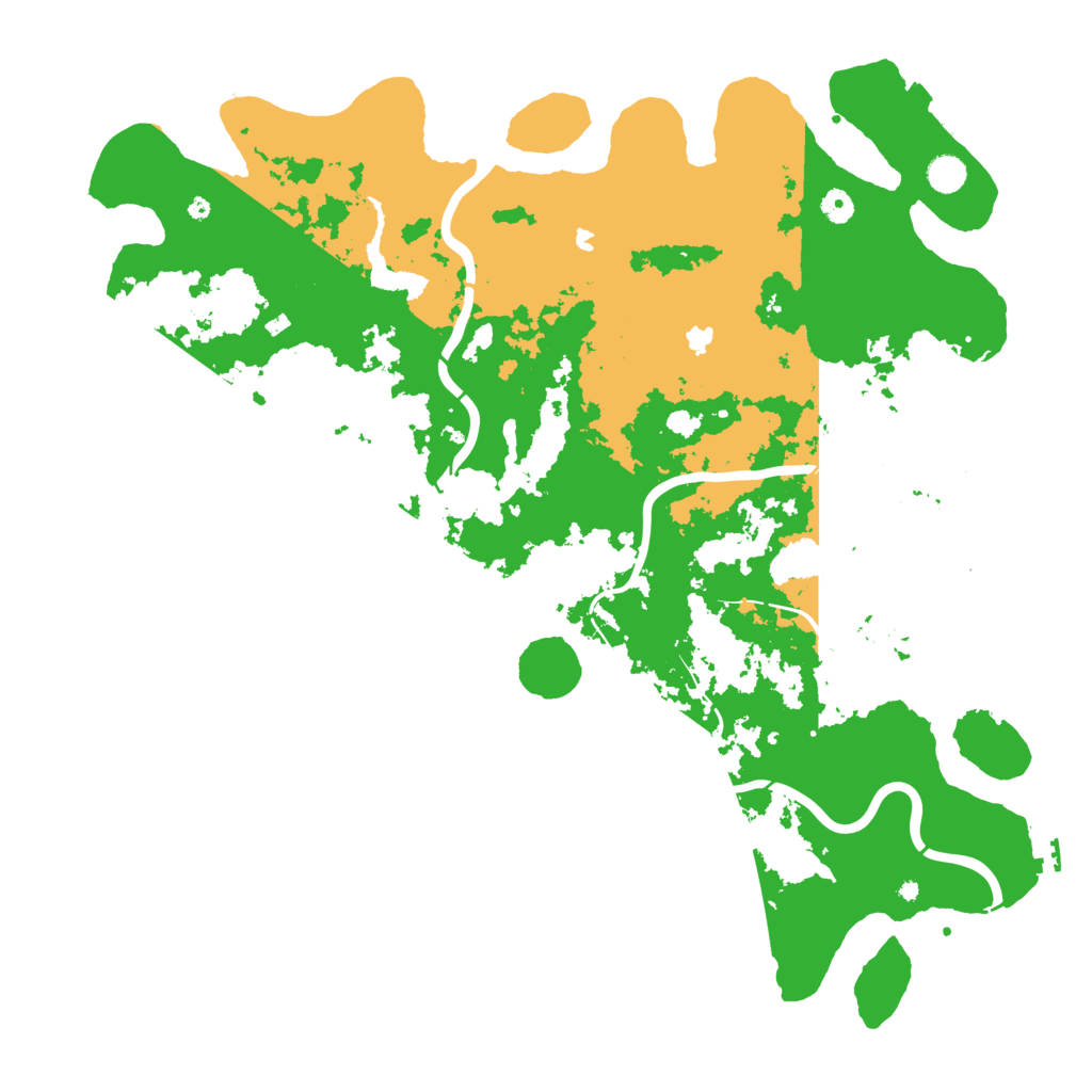 Biome Rust Map: Procedural Map, Size: 5000, Seed: 1465989925