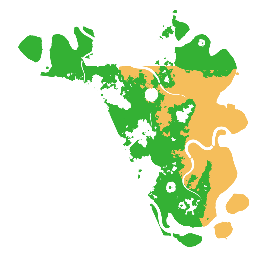 Biome Rust Map: Procedural Map, Size: 3800, Seed: 84512386
