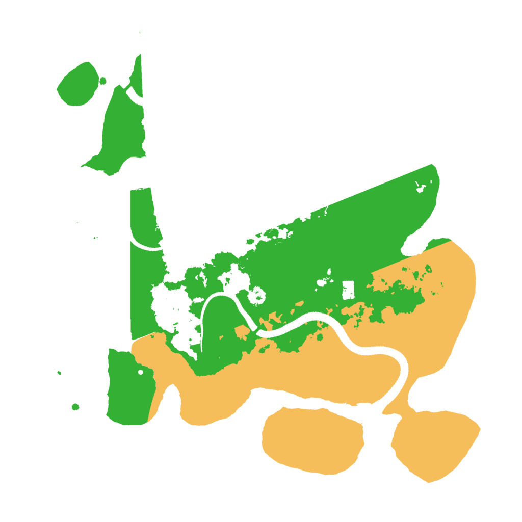 Biome Rust Map: Procedural Map, Size: 3000, Seed: 1184383553