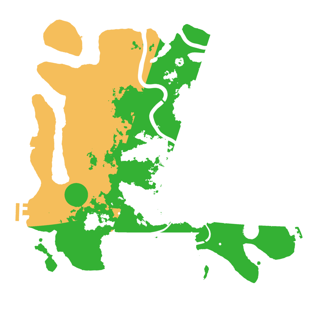 Biome Rust Map: Procedural Map, Size: 3500, Seed: 63471675