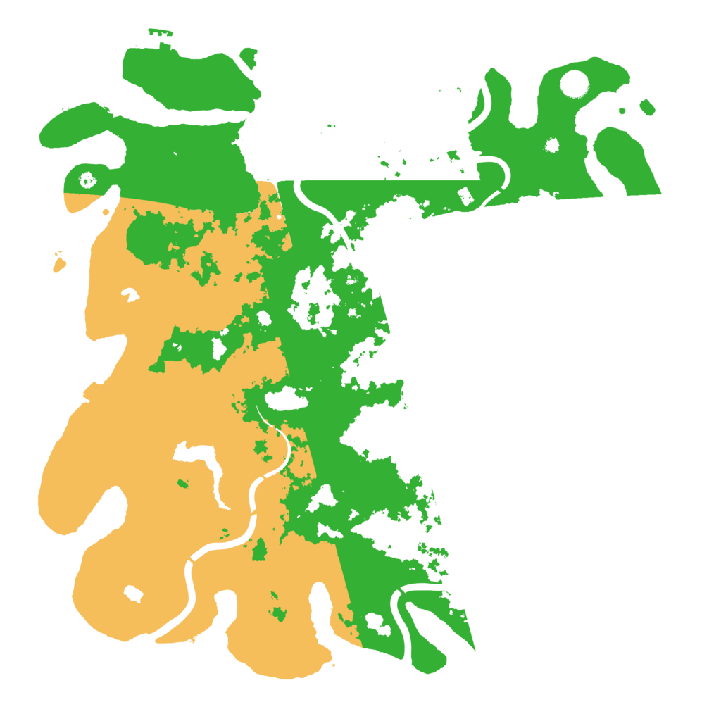Biome Rust Map: Procedural Map, Size: 4500, Seed: 568411381