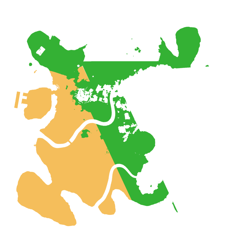Biome Rust Map: Procedural Map, Size: 3000, Seed: 1139846261