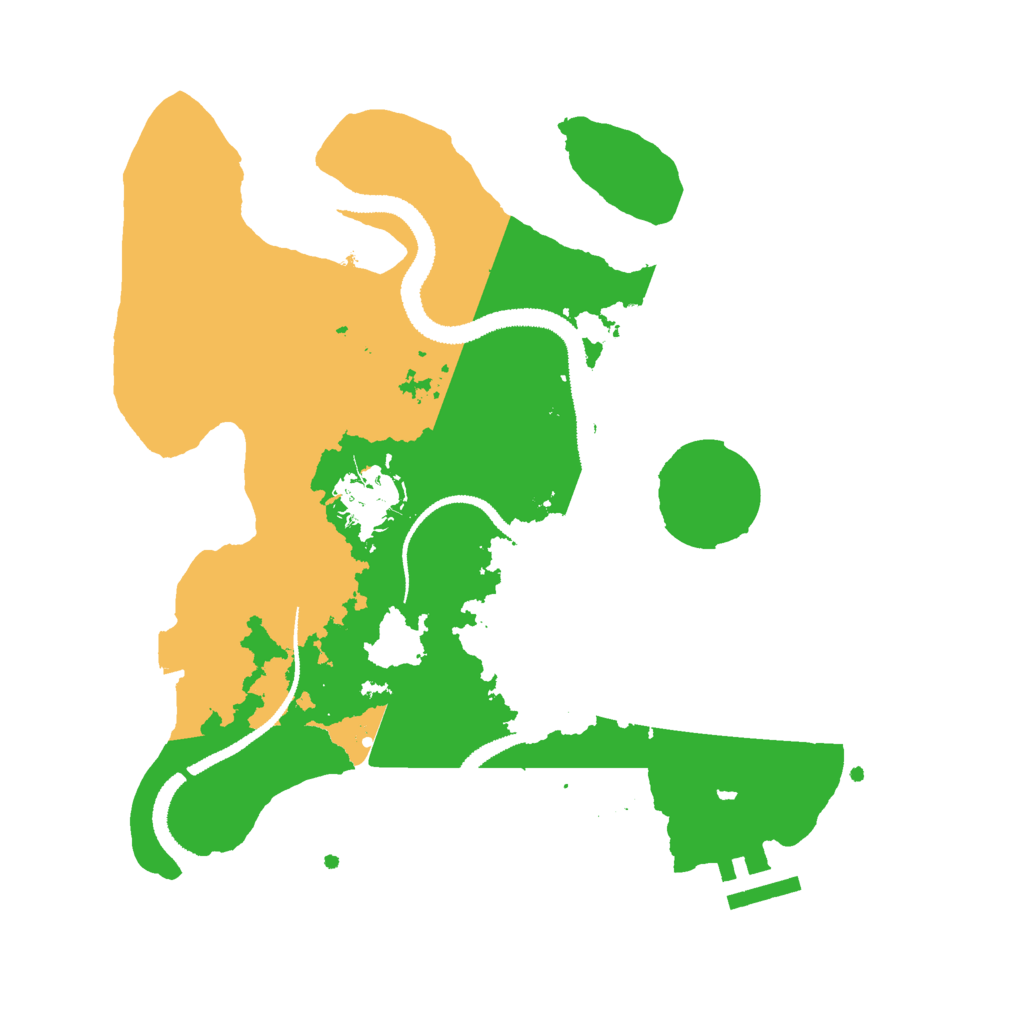 Biome Rust Map: Procedural Map, Size: 2800, Seed: 125224651