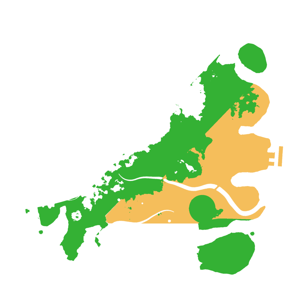 Biome Rust Map: Procedural Map, Size: 3000, Seed: 60249