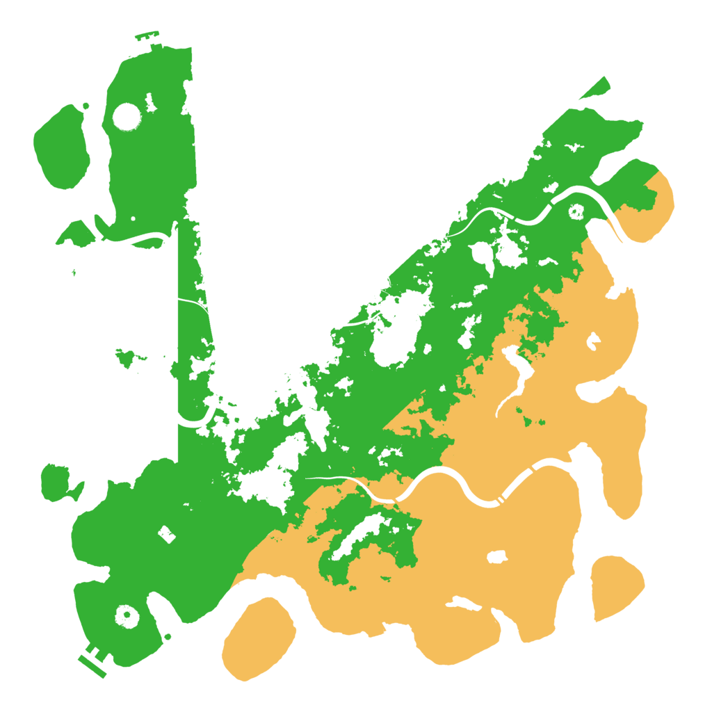 Biome Rust Map: Procedural Map, Size: 4500, Seed: 472311916