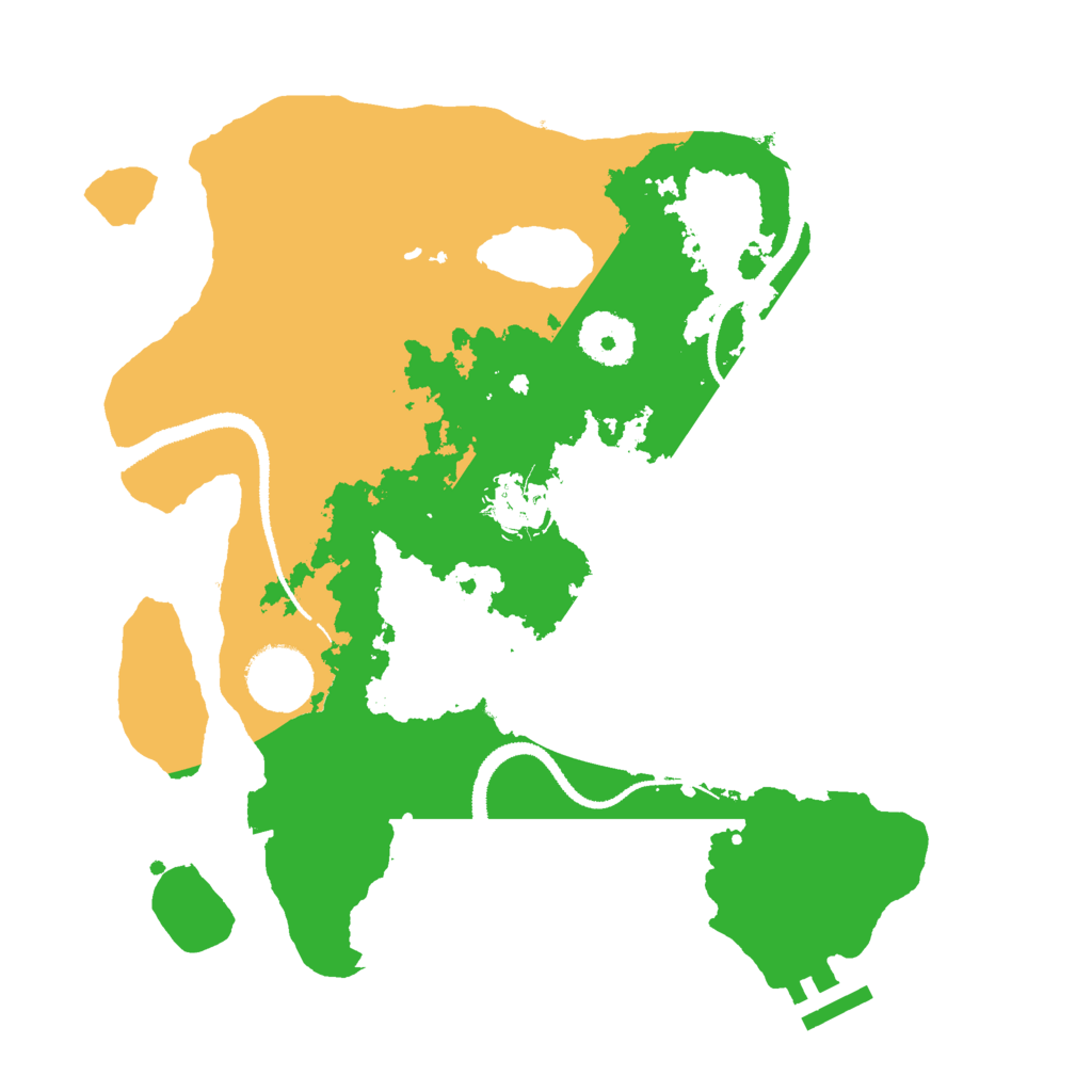 Biome Rust Map: Procedural Map, Size: 3000, Seed: 27272