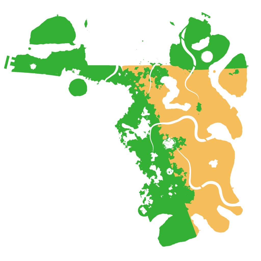 Biome Rust Map: Procedural Map, Size: 4000, Seed: 1157776986