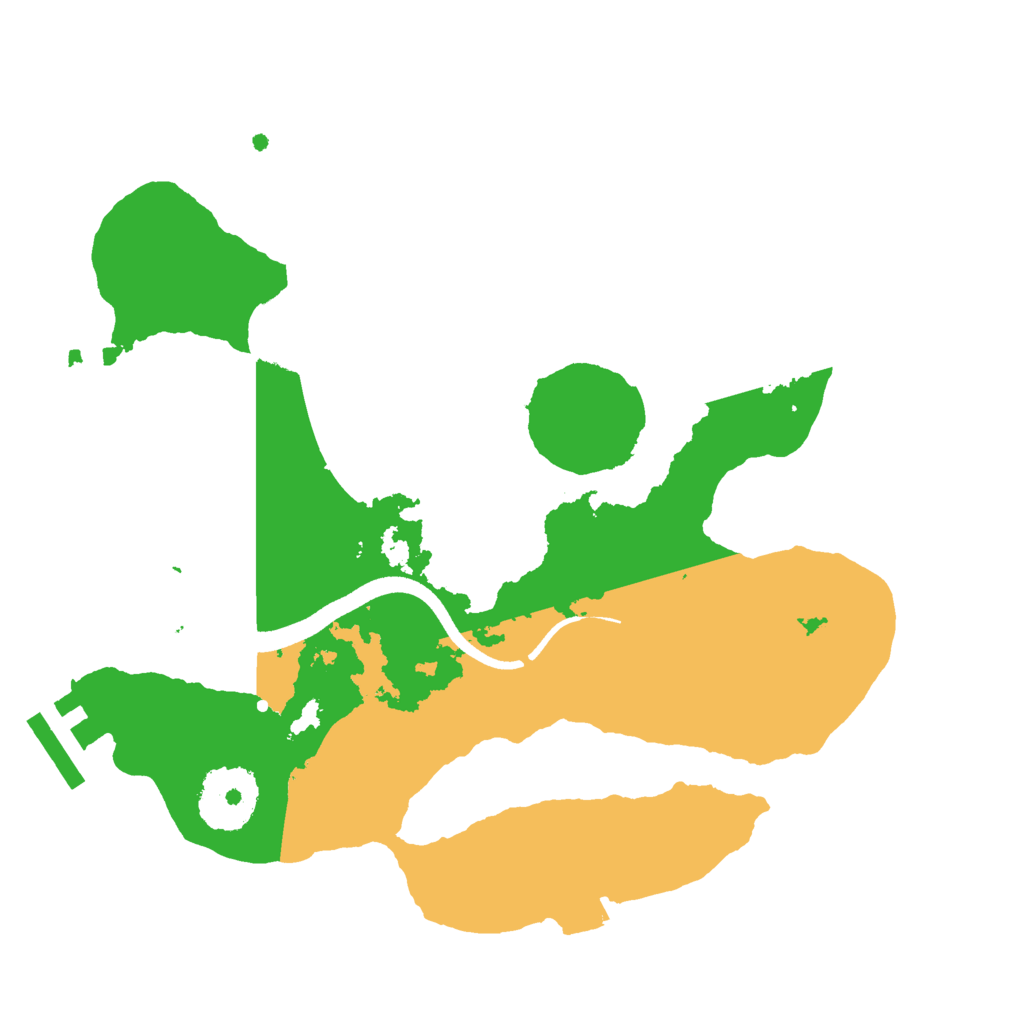 Biome Rust Map: Procedural Map, Size: 2500, Seed: 1729804868