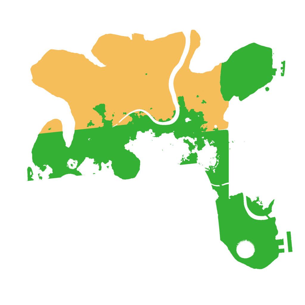Biome Rust Map: Procedural Map, Size: 3000, Seed: 837984612