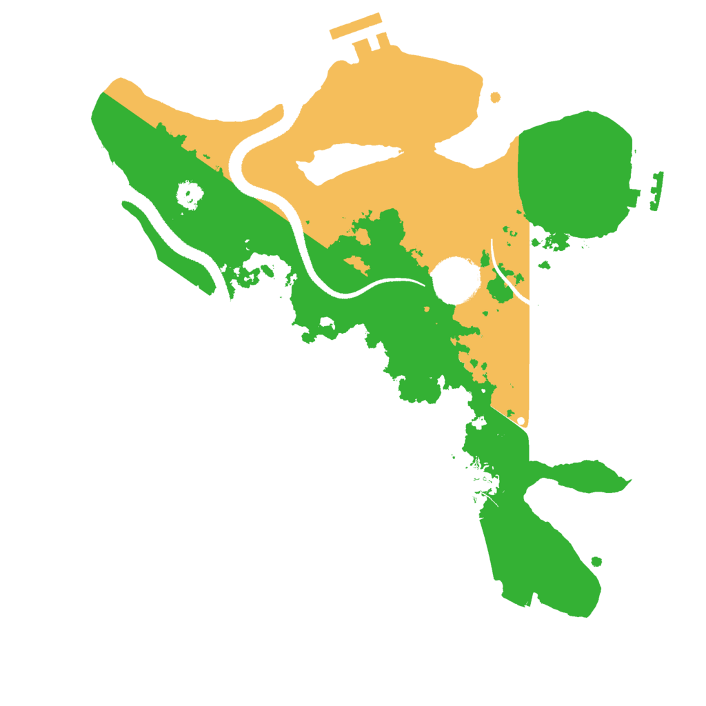 Biome Rust Map: Procedural Map, Size: 2700, Seed: 176360095