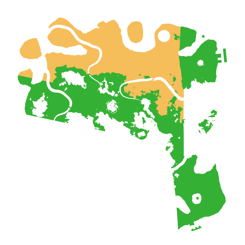 Biome Rust Map: Procedural Map, Size: 3600, Seed: 653194636