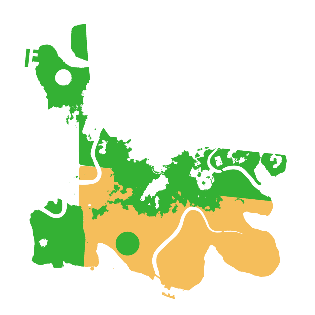 Biome Rust Map: Procedural Map, Size: 3500, Seed: 621327655
