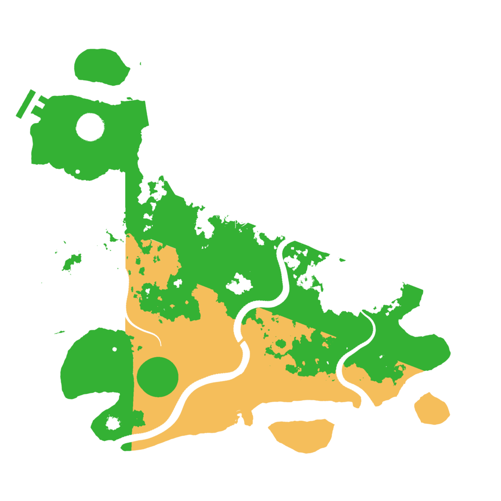 Biome Rust Map: Procedural Map, Size: 3300, Seed: 13231