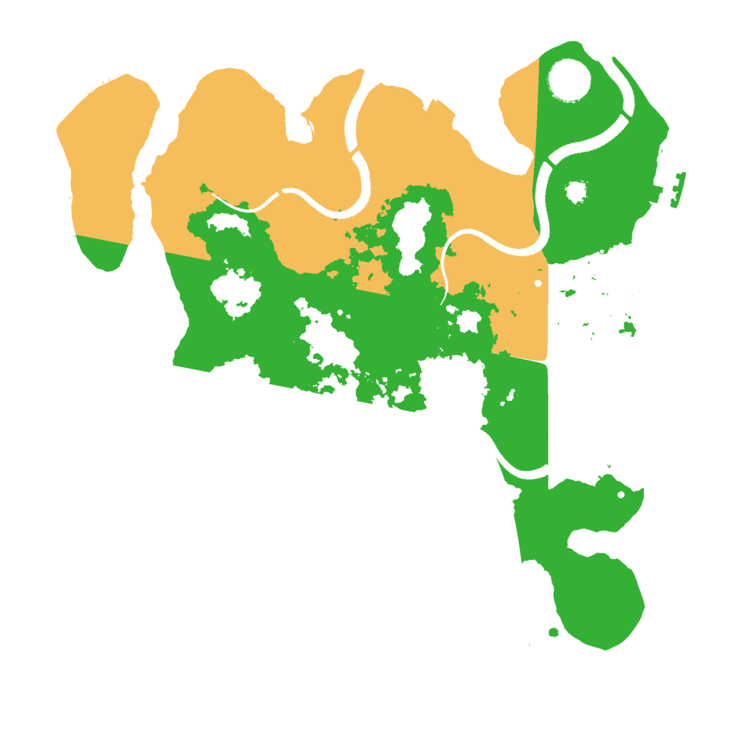 Biome Rust Map: Procedural Map, Size: 3025, Seed: 6738