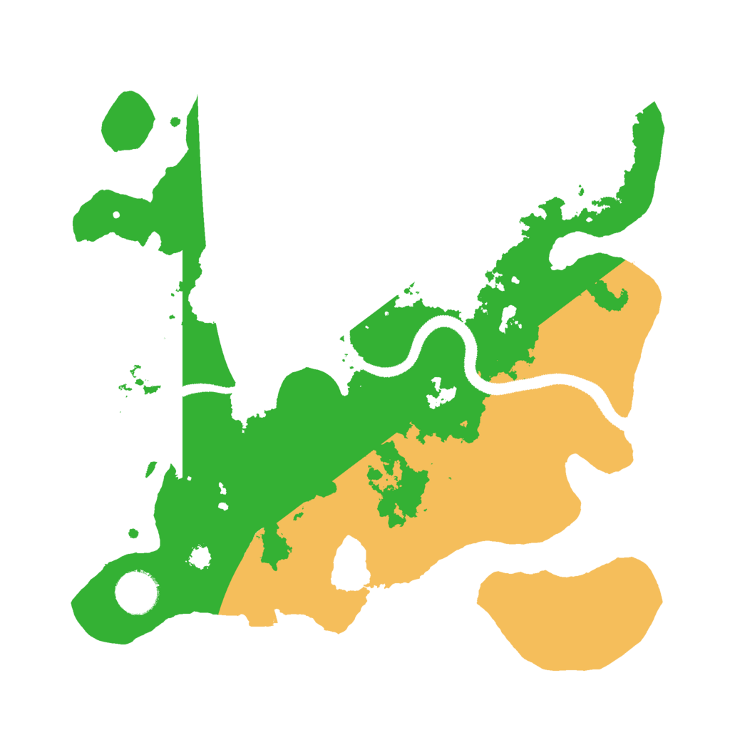 Biome Rust Map: Procedural Map, Size: 3000, Seed: 22480